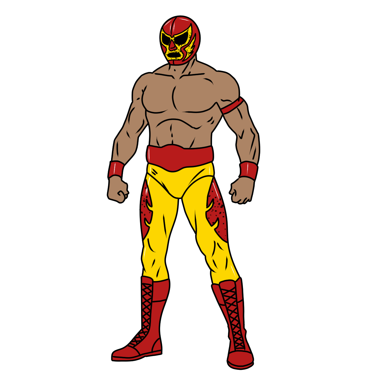 Luchador Arena champion standing